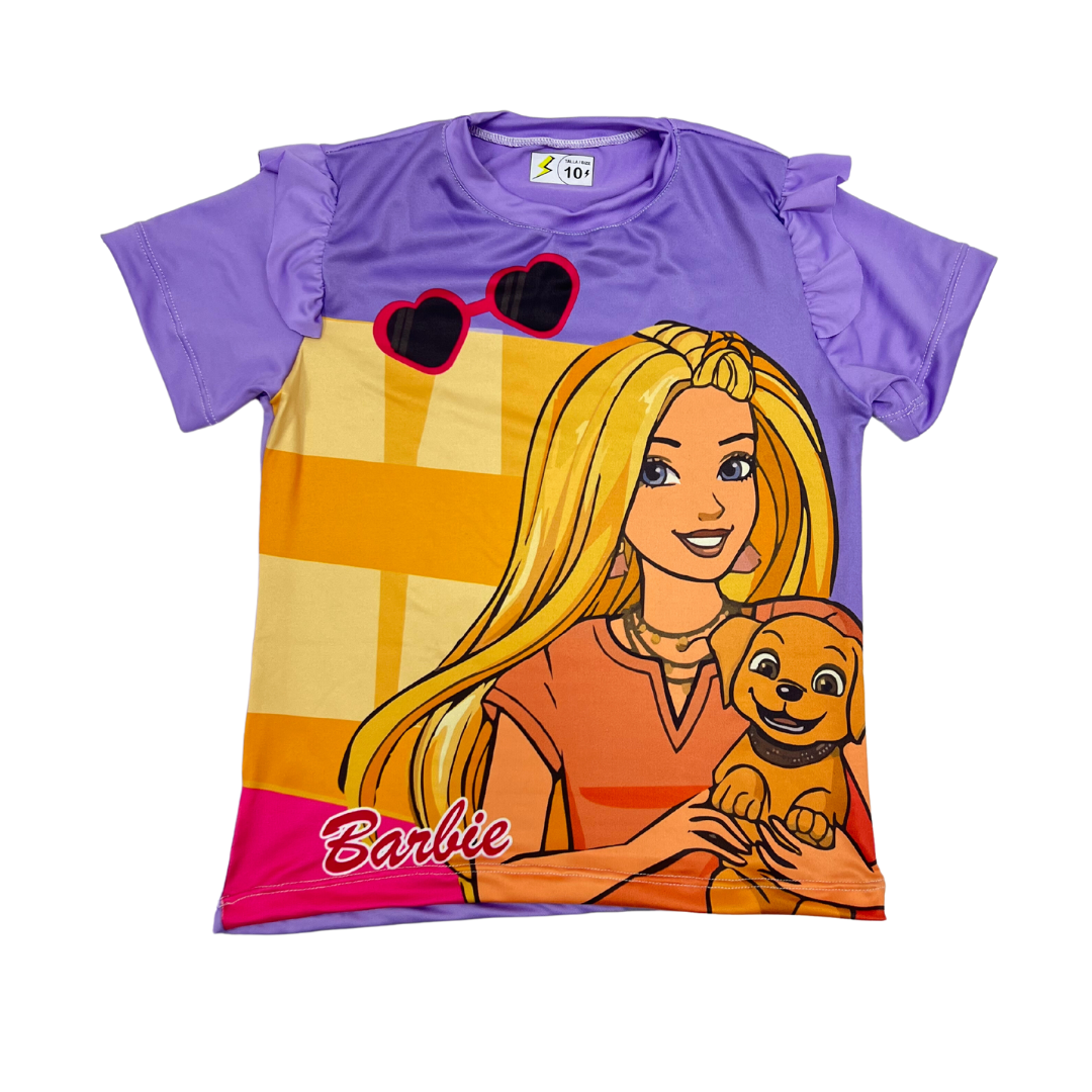 CAMISA NIÑA LILA BARBIE