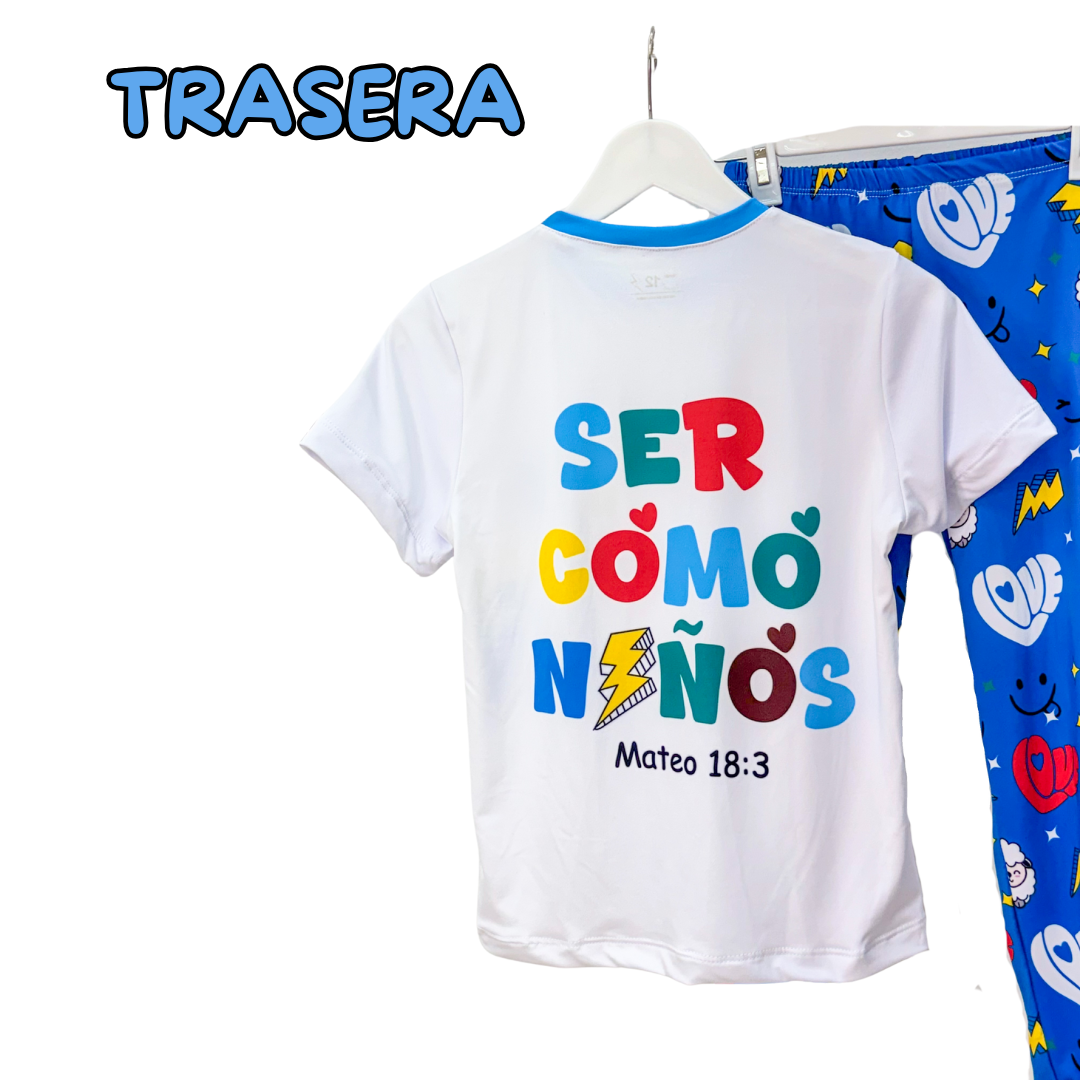 SER COMO NIÑOS AZUL 25 PT+MC