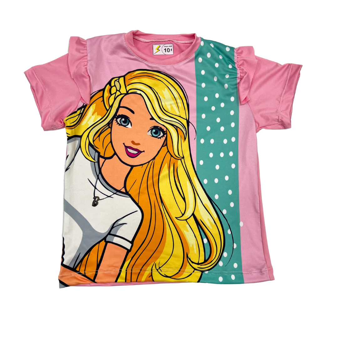 CAMISA NINA MENTA BARBIE